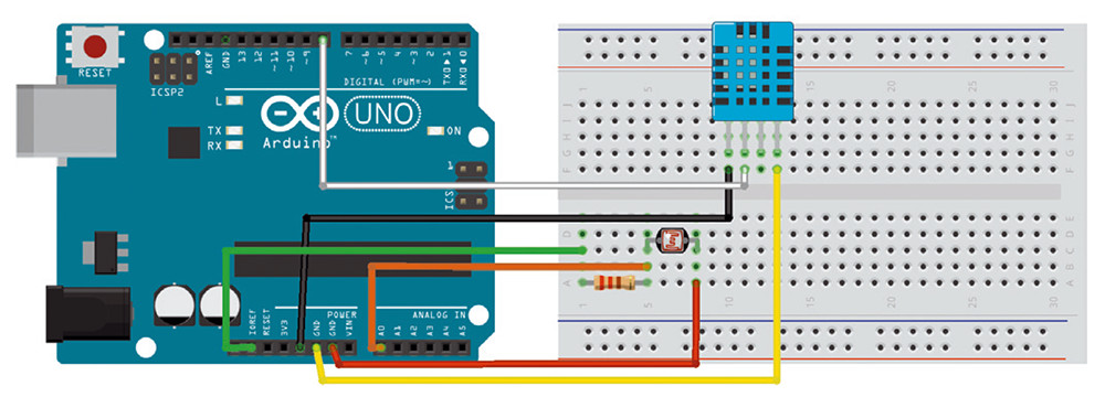 Интернет вещей для энтузиастов: метеостанция с визуализацией