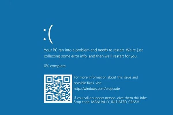 В «синем экране смерти» Windows появился QR-код