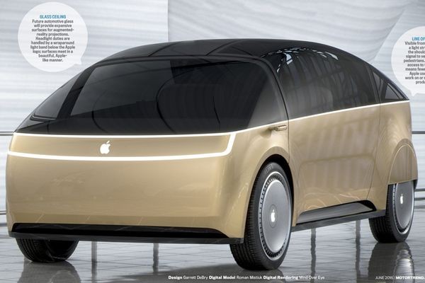 В Motor Trend попытались угадать дизайн автомобиля Apple