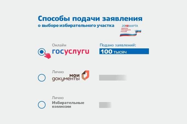 Участок для голосования на выборах президента можно выбрать на ЕПГУ