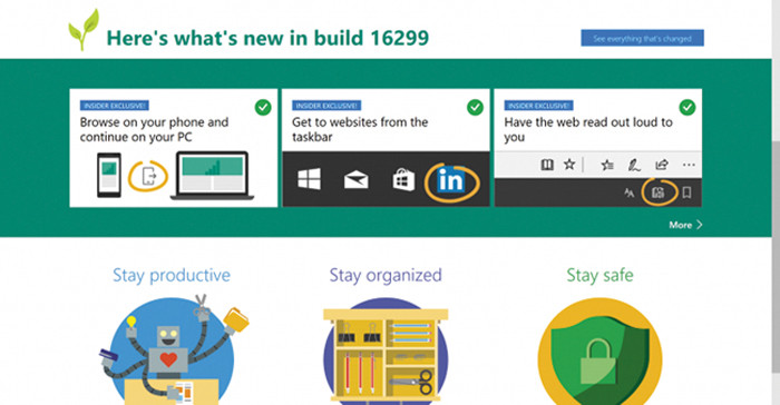 Обновление Microsoft Edge в Windows 10