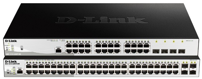 Управляемые гигабитные PoE-коммутаторы D-Link с увеличенным бюджетом мощности