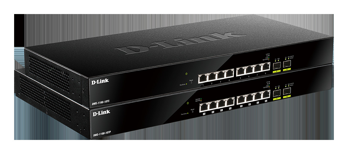 Коммутаторы D-Link DMS-1100 поддерживают стандарт 2.5GBase-T