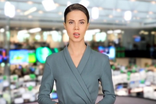 Сбербанк создал цифровую телеведущую новостей