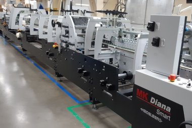 Фальцевально-склеивающая машина Diana Smart 80 установлена в типографии «Промис» (Нижний Новгород)