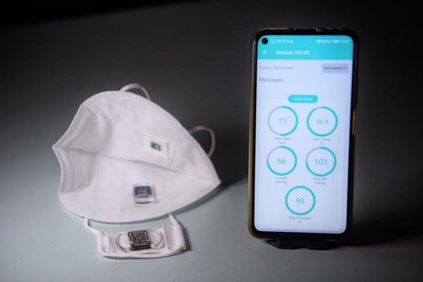 В Сингапуре  разработали маску, способную выявлять коронавирус