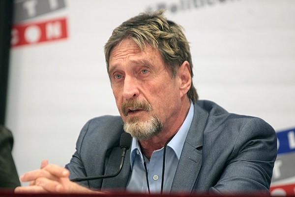 В США Джона Макафи обвиняют в уклонении от уплаты налогов