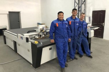 Первый в Киргизии комплекс оборудования для производства гофроупаковки малыми тиражами установлен в «Автомаш-Радиатор» (Бишкек)