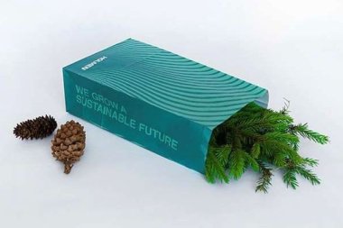 Бумажная альтернатива полиэтиленовой упаковочной плёнке от Holmen 