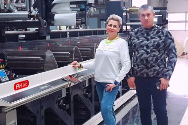 Первая в Казахстане узкорулонная флексографская машина Nilpeter FA-17 установлена в типографии «Фирмы “ИНКАС“» (Шымкент)