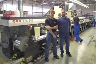 Узкорулонная флексографская машина MPS EFA 340 установлена в «МДМ-Флекс» (Уфа) 