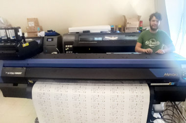 Первый в России текстильный принтер Mimaki TS100-1600 установлен в РПК GreenPrint (Казань)