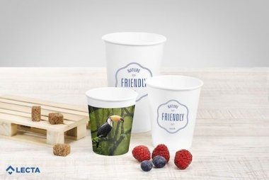 Lecta EraCup Natural: бумажные стаканчики без полиэтилена, пригодные для вторичной переработки