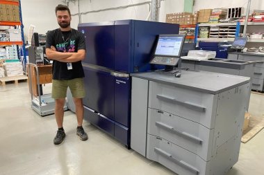 ЦПМ Konica Minolta AccurioPress С14000 установлена в типографии Onebook (Москва)