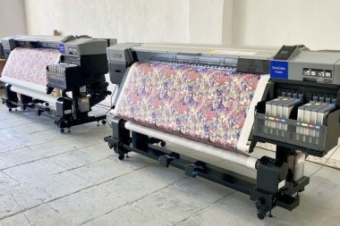 Сублимационные принтеры Epson SureColor SC-F9400 и SureColor SC-F9400Н и каландр Monti Antonio 856 установлены в «Амадей Принт» (Москва)