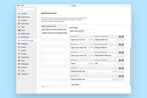 В браузере Vivaldi 4.1 появились макросы и вкладки гармошкой
