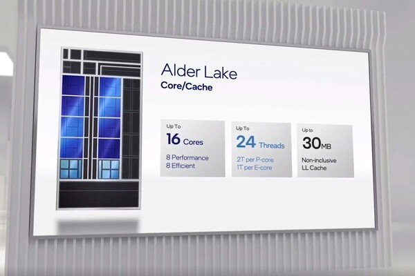 Процессоры Intel Alder Lake будут выпускаться в версии без энергоэффективных ядер