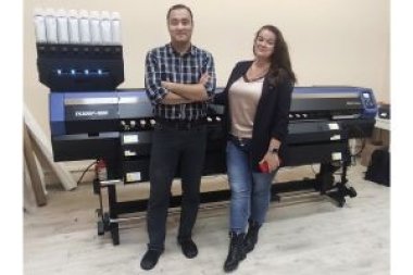 Сублимационный принтер Mimaki TS300P-1800 установлен в Fancy Armor (Москва)