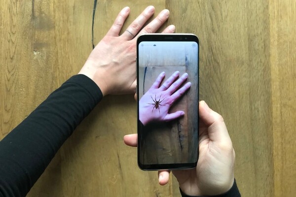 Дополненная реальность помогает справиться со страхом перед пауками