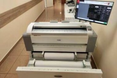 Инженерный принтер Rowe ecoPrint i4 с широкоформатным сканером Rowe Scan 450i установлен в ГК «Галэкс» (Барнаул)
