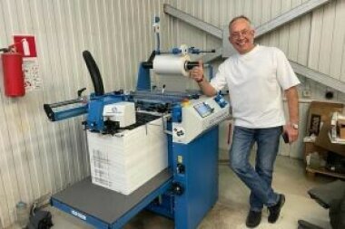 Ламинатор Foliant Mercury 530NG установлен в типографии «Аксвек Принт» (Москва)