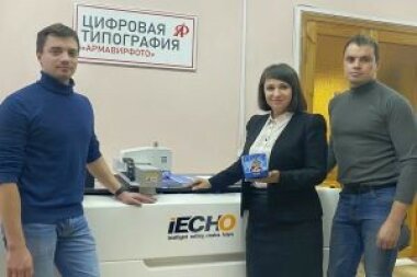 Режущий плоттер iECHO PK-0705 Plus установлен в типографии «Армавир Фото»