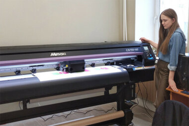 Широкоформатный принтер/каттер Mimaki CJV150-160 установлен в Казанском государственном институте культуры
