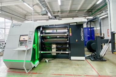 Новая бобинорезка Kampf ConSlitter BlueLine установлена в компании «Унифлекс» (Гатово, Республика Беларусь)