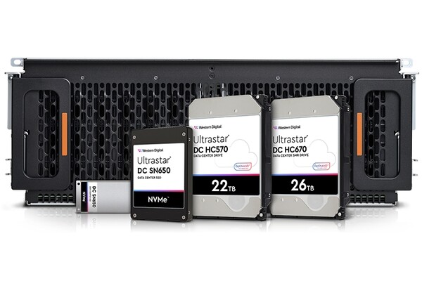 Western Digital представляет жесткий диск на 26 Тбайт и SSD на 15 Тбайт