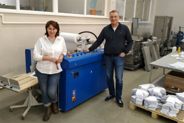 Ламинатор D&K Europa формата B2 установлен в типографии «Полина»  (г. Челябинск)