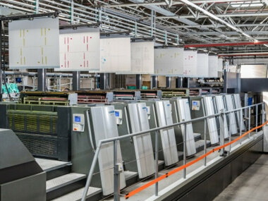 Автоматическая система логистики печатных форм установлена в типографии Saxoprint