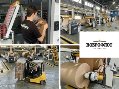Ловись, рыбка, большая: «Доброфлот» запустил завод картонной гофротары