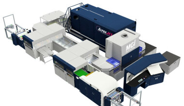 MGI и Konica Minolta начинают продажи системы цифровой печати и отделки AlphaJet формата B1