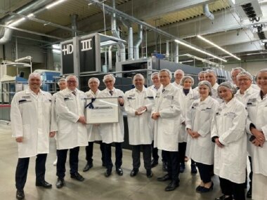 Первая машина Heidelberg Speedmaster XL 106 21K официально запущена в производство в Германии