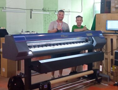 «КОВЧЕГ» установила ARK-JET SOL 1600 в компании из Санкт-Петербурга