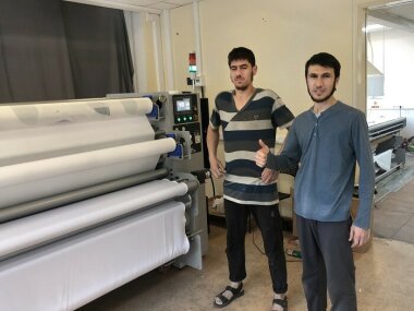 «Смарт-Т» запустила каландр TitanJet RTX5 на производстве штор и постельного белья