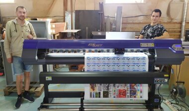 ARK-JET SOL 1600 установлен специалистом «КОВЧЕГА» в NANAPRINT