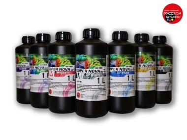 Новинка от ГК «РУССКОМ»: УФ-чернила SUPER NOVA UV-M для оборудования Mimaki 