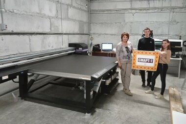 JFX200-2513 EX от «Смарт-Т» стал уже третьим УФ-принтером Mimaki в типографии «Рельеф-Принт»