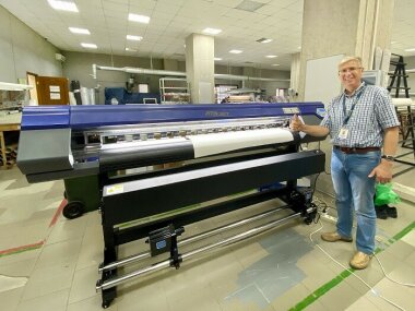 «КОВЧЕГ» запустила ARK-JET SOL 1600 на фабрике DESIGN STUDIO 3D