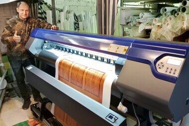 «КОВЧЕГ» запустила принтер ARK-JET SOL 1602 в «Грин-Люкс» из Санкт-Петербурга