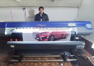 «Смарт-Т» выполнила инсталляцию принтера ARK-JET SOL 1600 в Намангане