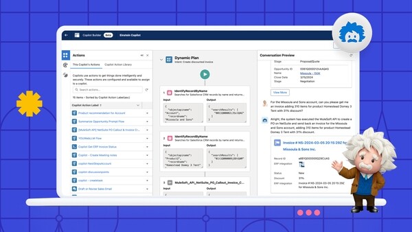 В Salesforce Einstein 1 добавлены функции конструирования промптов