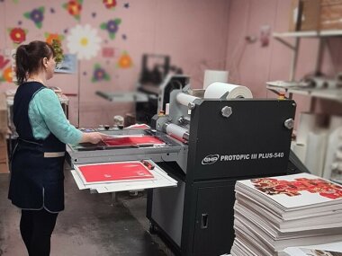 Рулонный ламинатор GMP PROTOPIC III PLUS-540 инсталлирован в типографии в Саратове