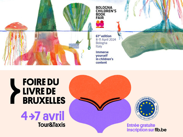 Международные книжные ярмарки: с 4 по 7 апреля в Бельгии и с 8 по 11 апреля в Италии