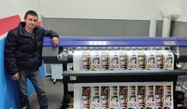 «КОВЧЕГ» установила экосольвентный принтер ARK-JET SOL 1600 в Амвросиевке 