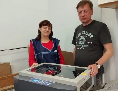 Проволокошвейный буклетмейкер Ausjetech SF22 установлен в Уфе