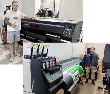 «Смарт-Т» установила два экосольвентника и УФ-принтер Mimaki 
