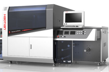  Цифровой декор этикетки с Haotian HTS 330-VF