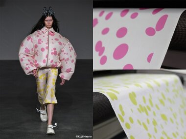 Одежда для высокой моды отпечатана на текстильном принтере Forearth 